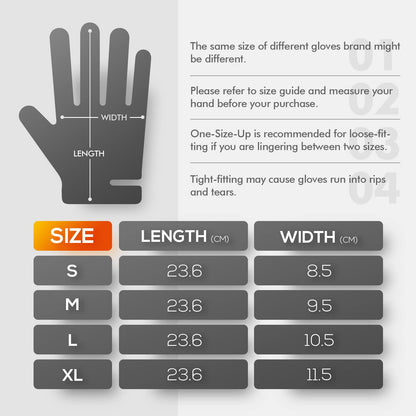 OKIAAS Vinyl Disposable Gloves, Latex-Free, Powder Free, Food Grade