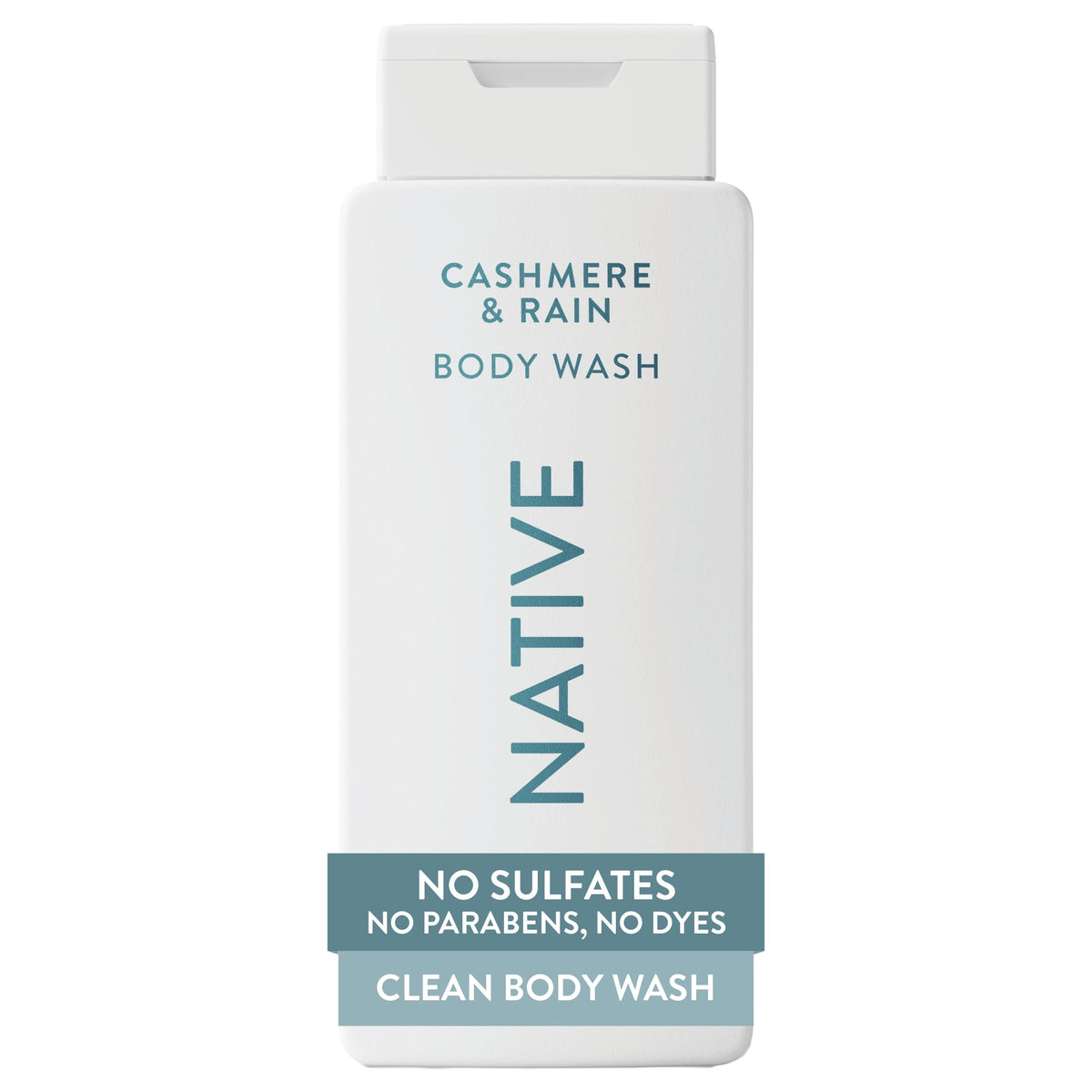 Native Clean Body Wash for Women & Men, Powder & Cotton Scent, 18 fl oz