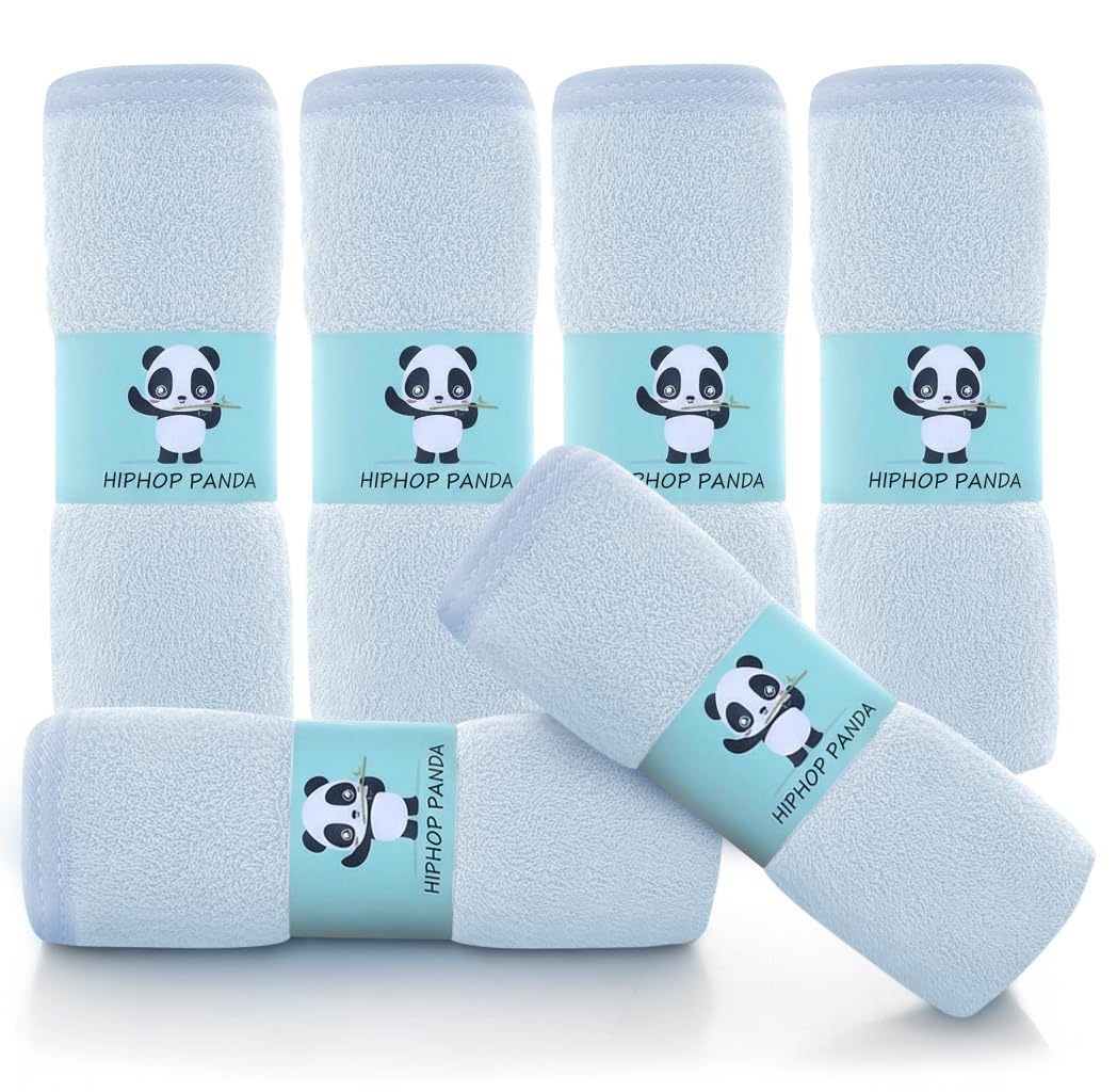 HIPHOP PANDA Soft Baby Washcloths, 2-Layer, 30 Pack Newborn Gift Set