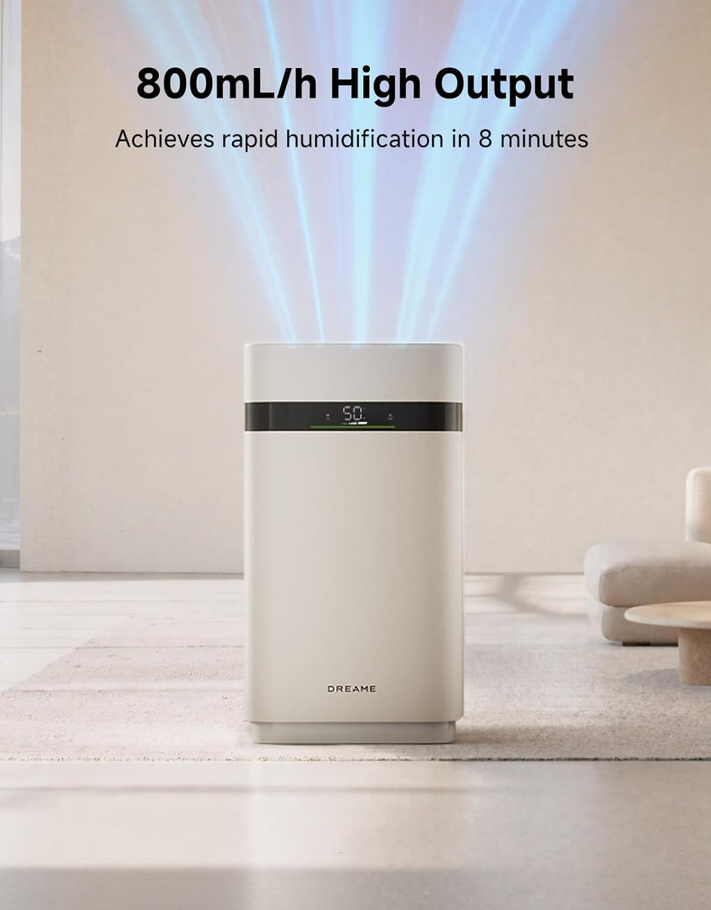 Dreame H40 Mist-Free Humidifier, 3-Stage Purification for Comfotable Air