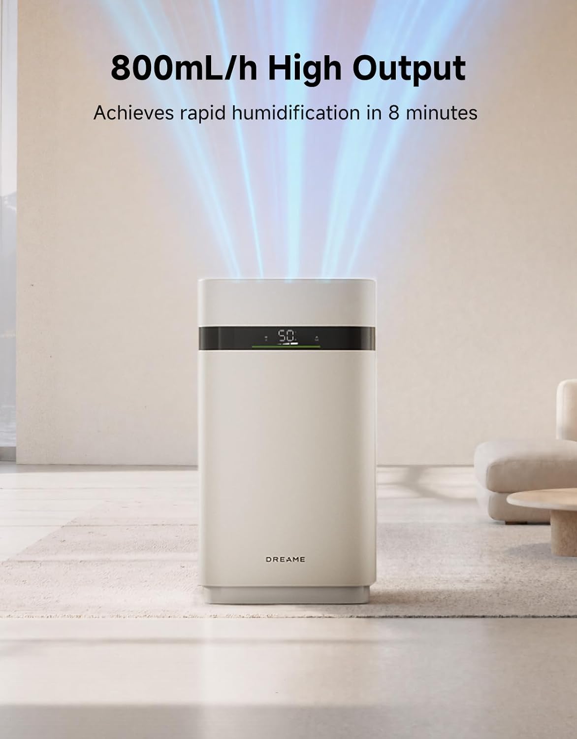 Dreame H40 Mist-Free Humidifier, 3-Stage Purification for Comfotable Air