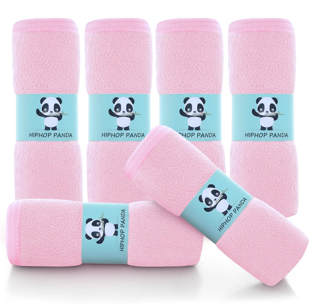 HIPHOP PANDA Soft Baby Washcloths, 2-Layer, 30 Pack Newborn Gift Set