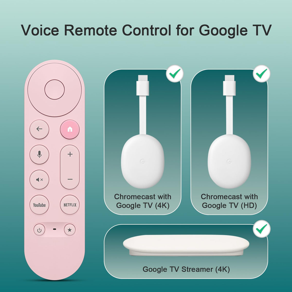 Replacement for Samsung TV Remote, for All 2018-2024 Samsung Remote Control for Smart TV with Voice Control. No Solarcell. 2-Year Warranty.