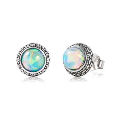 925 Sterling Silver Stud Earrings Dainty Statement Unique Crystals