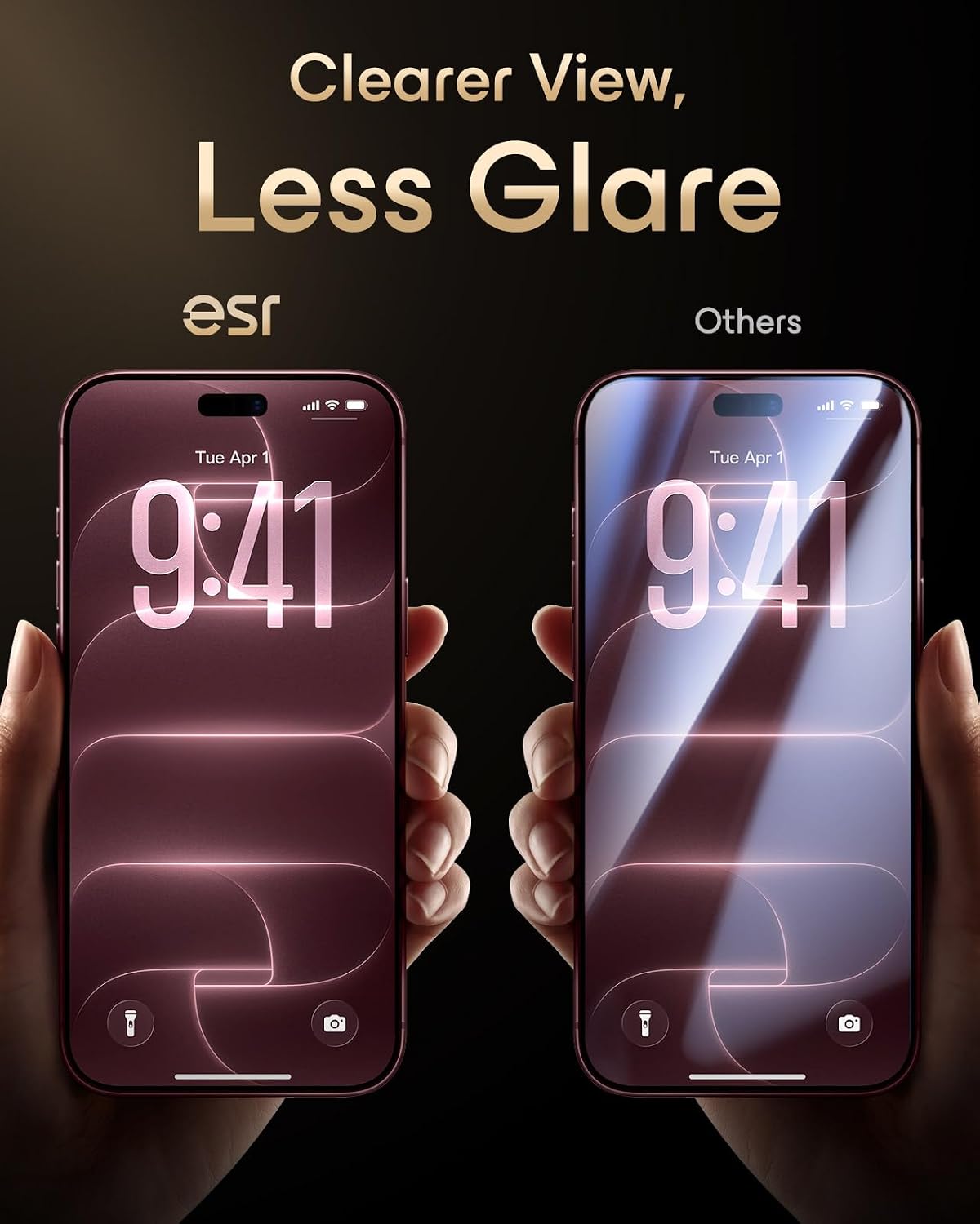ESR 2 Pack for iPhone 18 Pro Max/17 Pro Max Screen Protector, Armorite Pro