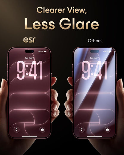 ESR 2 Pack for iPhone 18 Pro Max/17 Pro Max Screen Protector, Armorite Pro
