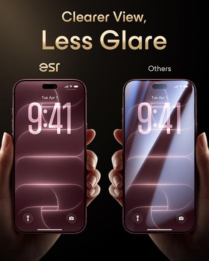 ESR 2 Pack for iPhone 18 Pro Max/17 Pro Max Screen Protector, Armorite Pro