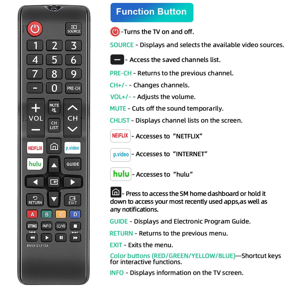 (2-Pack) for LG Smart TV Remote Control Replacement, for All LG Smart TVs