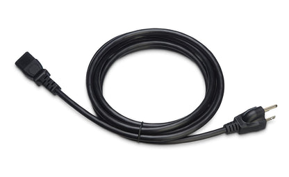Amazon Basics Replacement Power Cord for Computer, Monitor, TV, Printer, PC, 3 Prong, 18 AWG, 125 Volts, 10 Feet, Black