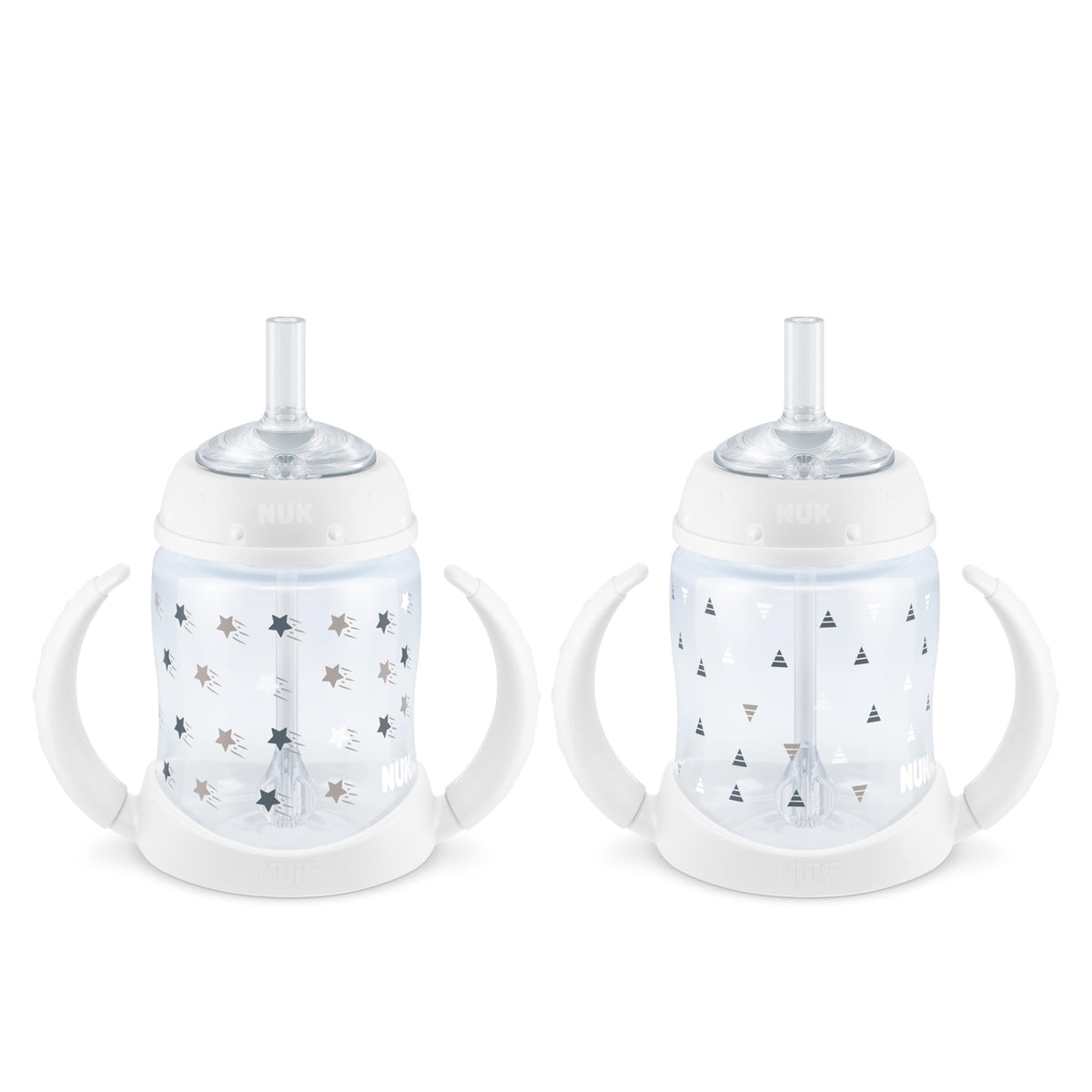 NUK Learner Straw Cup, 10oz, 2-Pack, Amazon Exclusive Timeless