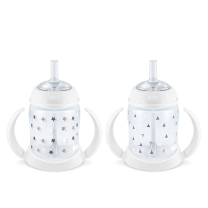 NUK Learner Straw Cup, 10oz, 2-Pack, Amazon Exclusive Timeless