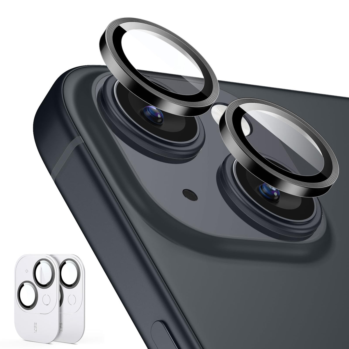 ESR for iPhone 17 Pro Max/17 Pro Camera Lens Protector, 1 Pack, Black