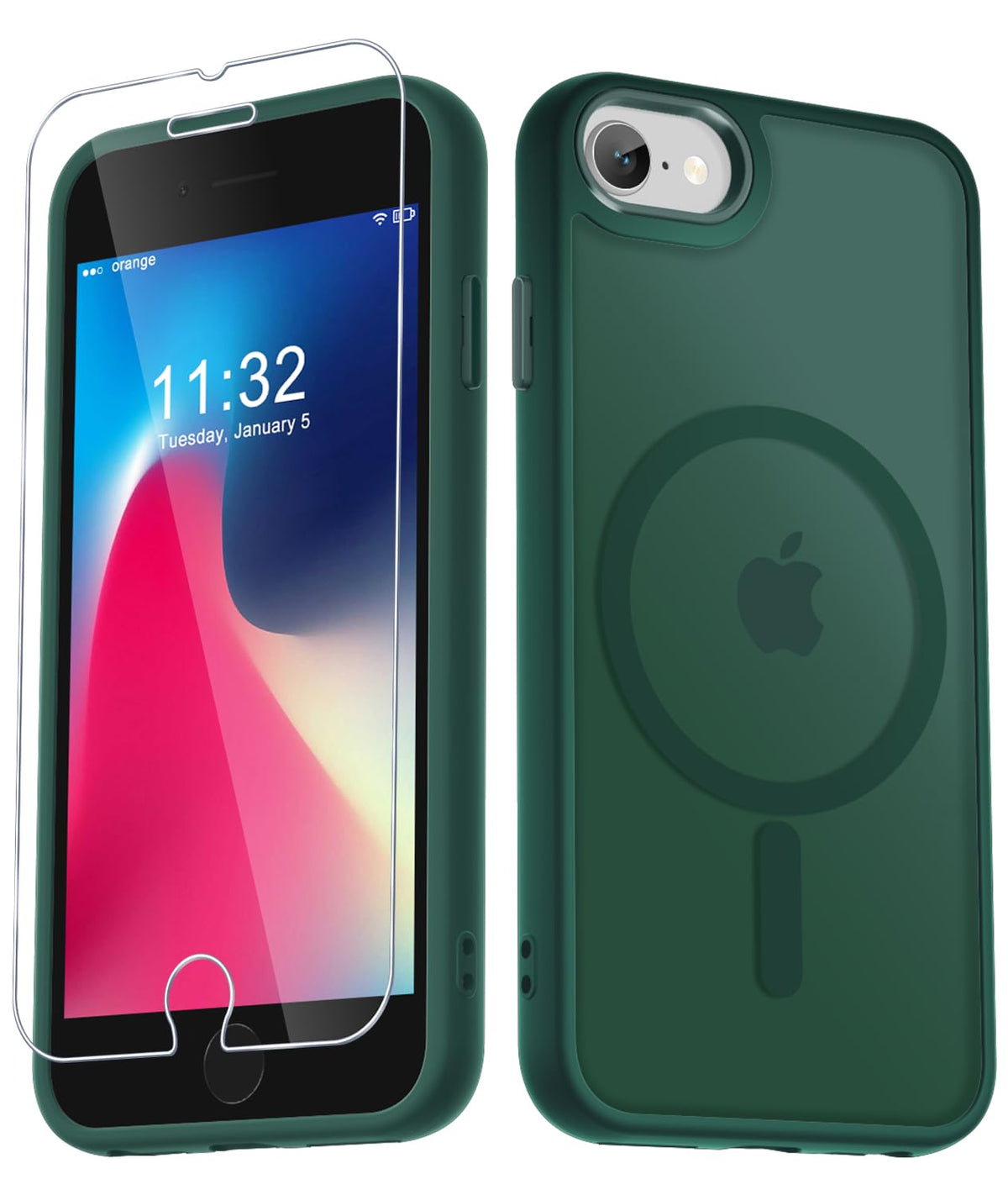 for iPhone 14 Plus Case, Matte Magnetic Phone Case, Lavender Purple