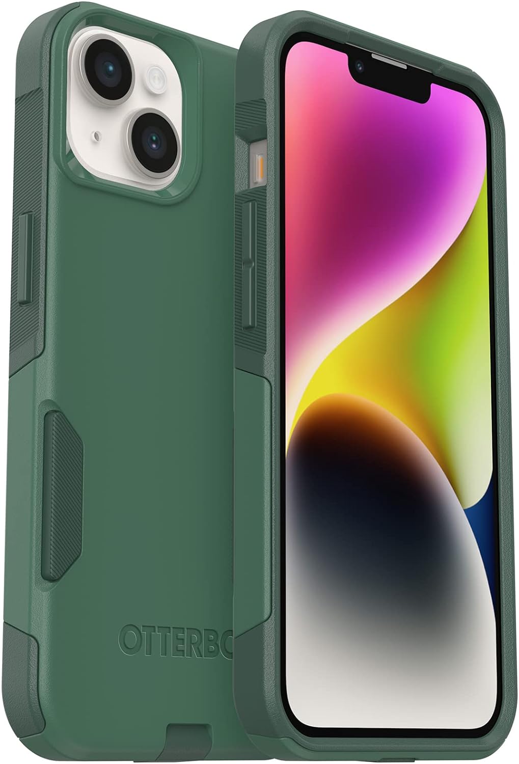 OtterBox iPhone 14 & iPhone 13 Commuter Series Case - BLACK , slim & tough, pocket-friendly, with port protection