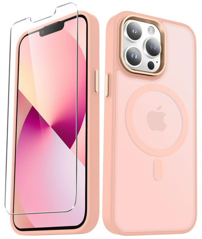 for iPhone 14 Plus Case, Matte Magnetic Phone Case, Lavender Purple
