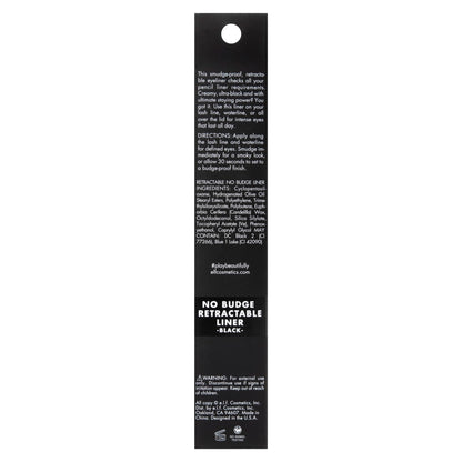 e.l.f. No Budge Retractable Eyeliner, Creamy, Ultra-Pigmented & Waterproof, Creates Bold & Defined Lines, Vegan & Cruelty-Free, Navy