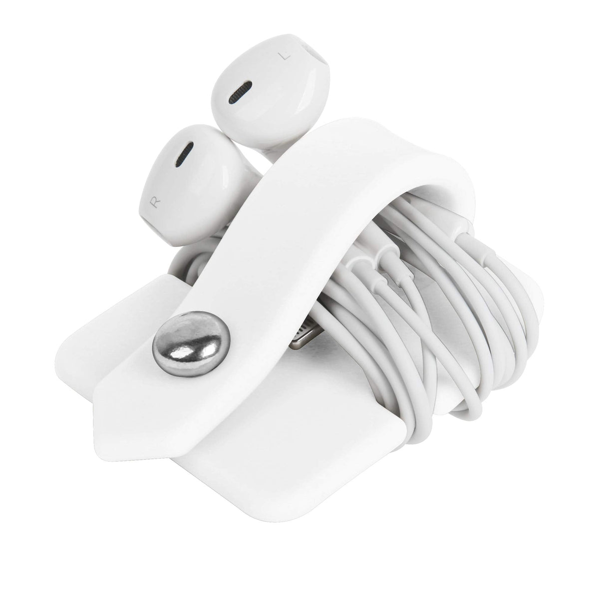 Headphone Case Cord Organizer Earbuds Holder Earphones Case Wrap Winder Headset Keeper Cord Manager Cable Organizer Black