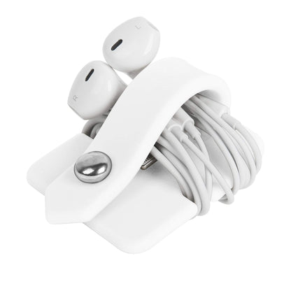 Headphone Case Cord Organizer Earbuds Holder Earphones Case Wrap Winder Headset Keeper Cord Manager Cable Organizer Black