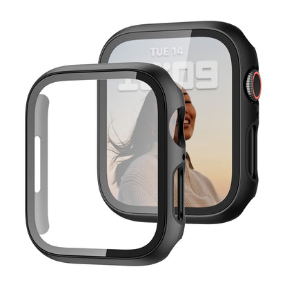 JZK Screen Protector Case for Apple Watch Series 11/10 42mm,Carbon Fibre