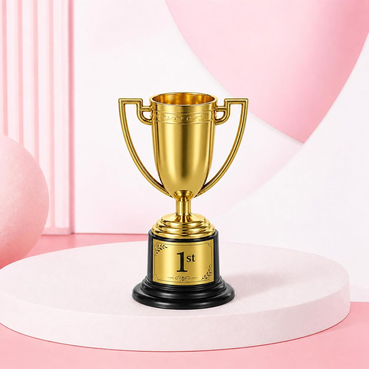 Mini Trophy Cup, 3.34 Inch Gold Small Trophy