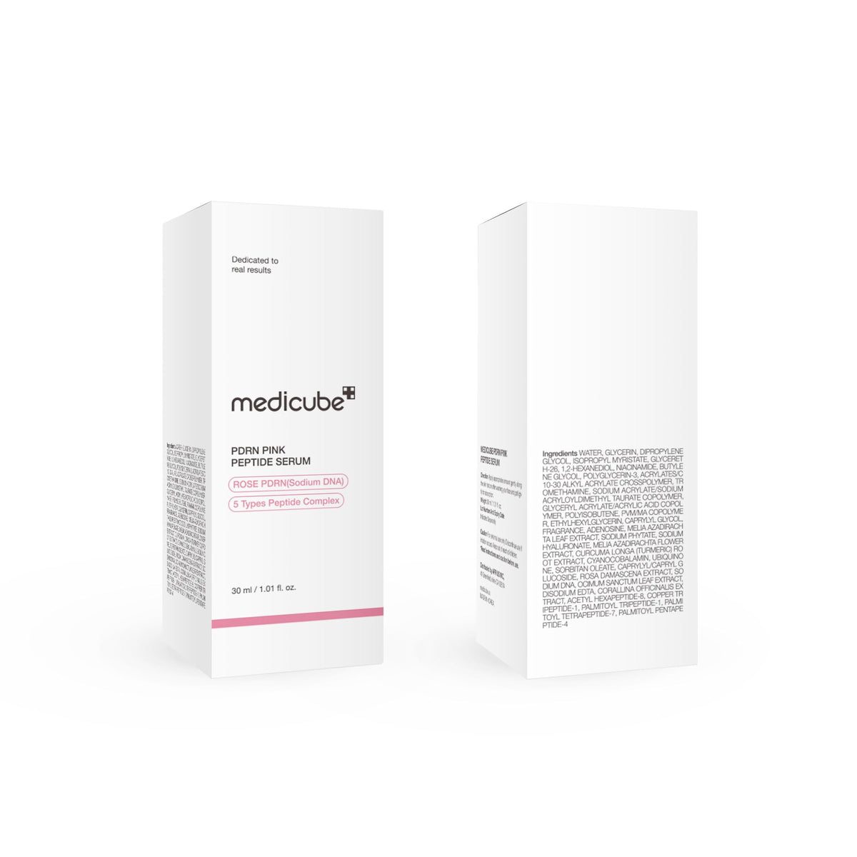 medicube PDRN Pink Peptide Serum with Salmon DNA, Firmer, Even-Looking Skin