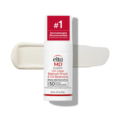 EltaMD UV Clear Face Sunscreen with Zinc Oxide, Oil-Free, SPF 46 and SPF 50