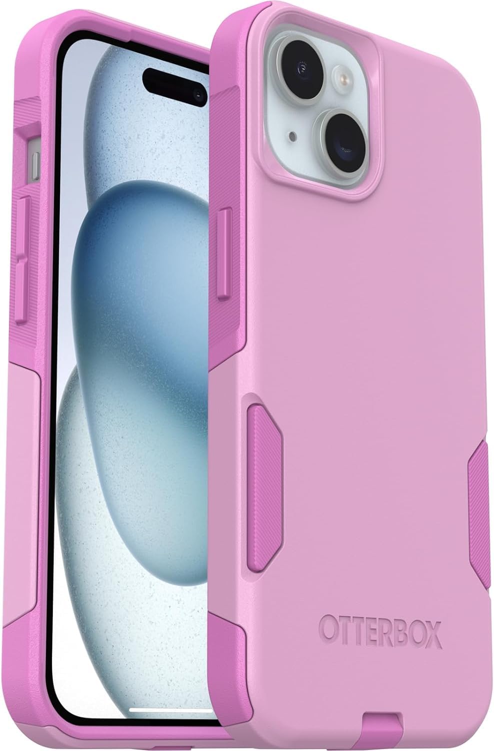 OtterBox iPhone 17e, 16e, 15, 14, & 13 Commuter Series Case - Black, Slim & Tough, Pocket-Friendly, with Port Protection - Thin & Protective iPhone Case, Dual-Layer, Impact Absorbing iPhone Case