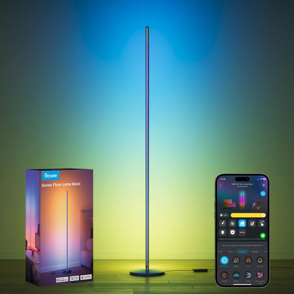 Govee RGBIC Floor Lamp Basic, 1000lm LED Corner Lamp