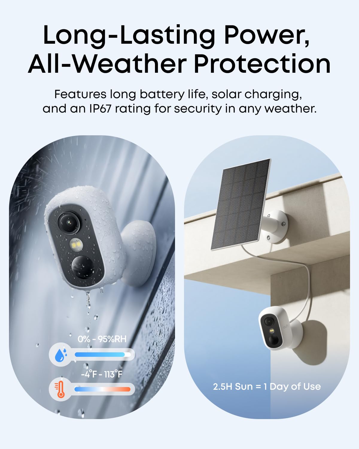 eufy Security Indoor/Outdoor Camera C35, Spotlight-Free Color Night Vision
