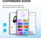 soundcore by Anker Q20i Hybrid Active Noise Cancelling Headphones, Black