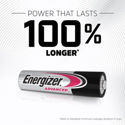 Energizer Advanced - AA Batteries (16 Pack) Up To 100% Longer Lasting