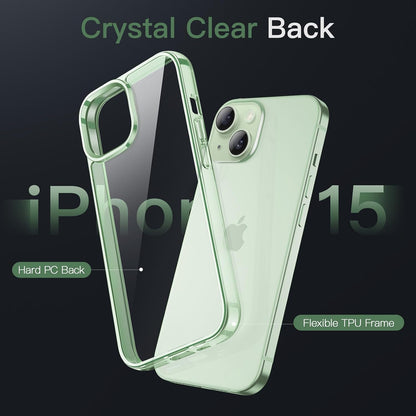 JETech Case for iPhone 15, Anti-Yellowing, Green