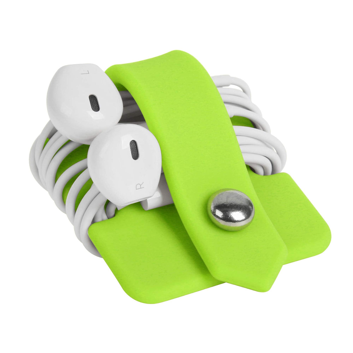 Headphone Case Cord Organizer Earbuds Holder Earphones Case Wrap Winder Headset Keeper Cord Manager Cable Organizer Black