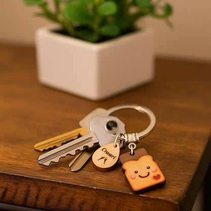 Toast Keychain for Girls New Beginnings Congratulations Gifts