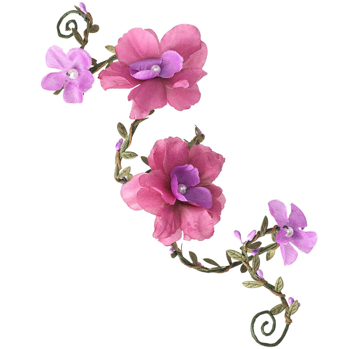 FRESHME Renaissance Fairy Floral Arm Wrap - 1 PC Elf Bracelet Forest Mother Nature Costume Renfaire Cosplay Fairy Accessories