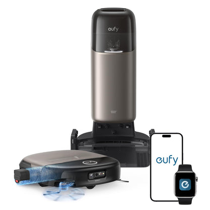 eufy E25 Robot Vacuum and Mop for Pet Hair, 20,000 Pa, HydroJet Roller Mop