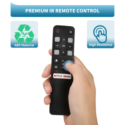 Replacement Remote Control for Hisense Smart Google TV，for Hisense UHD 4K ULED Google TVs