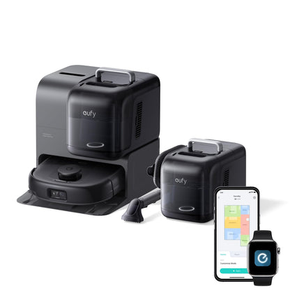 eufy E25 Robot Vacuum and Mop for Pet Hair, 20,000 Pa, HydroJet Roller Mop
