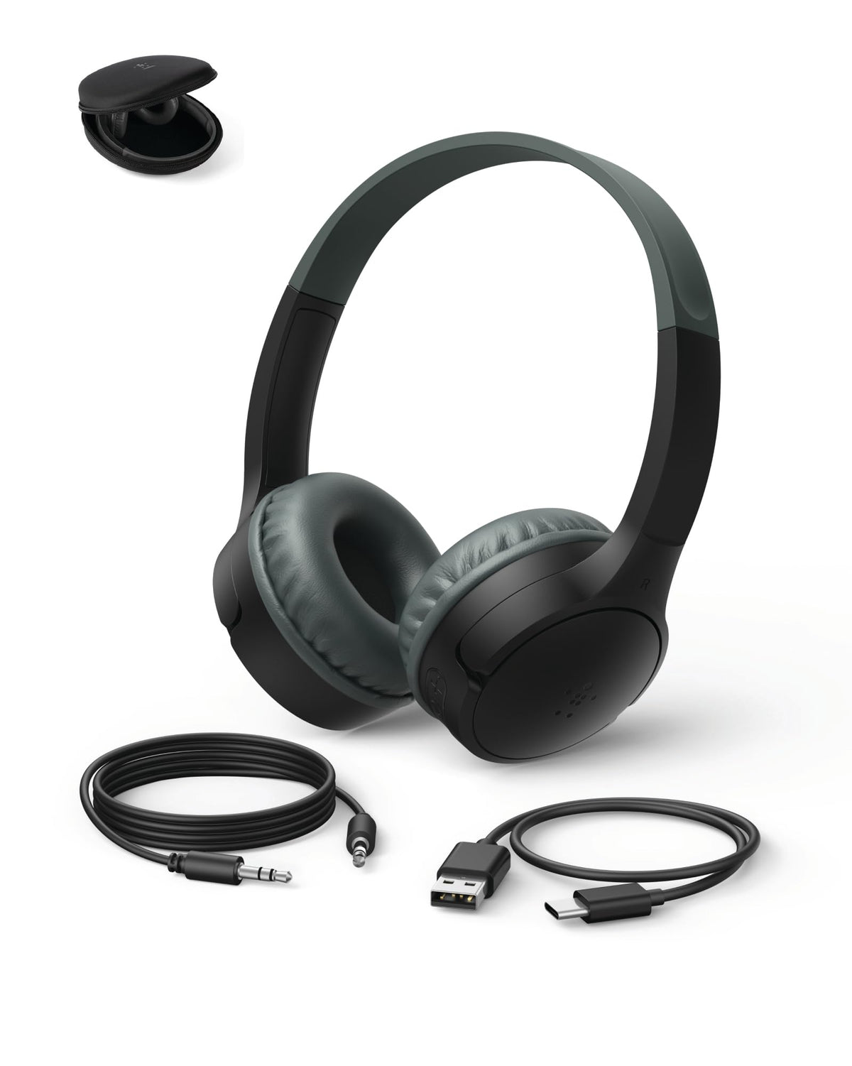 Belkin SoundForm Mini Kids Headphones, Wireless&Wired, 30H Playime, School
