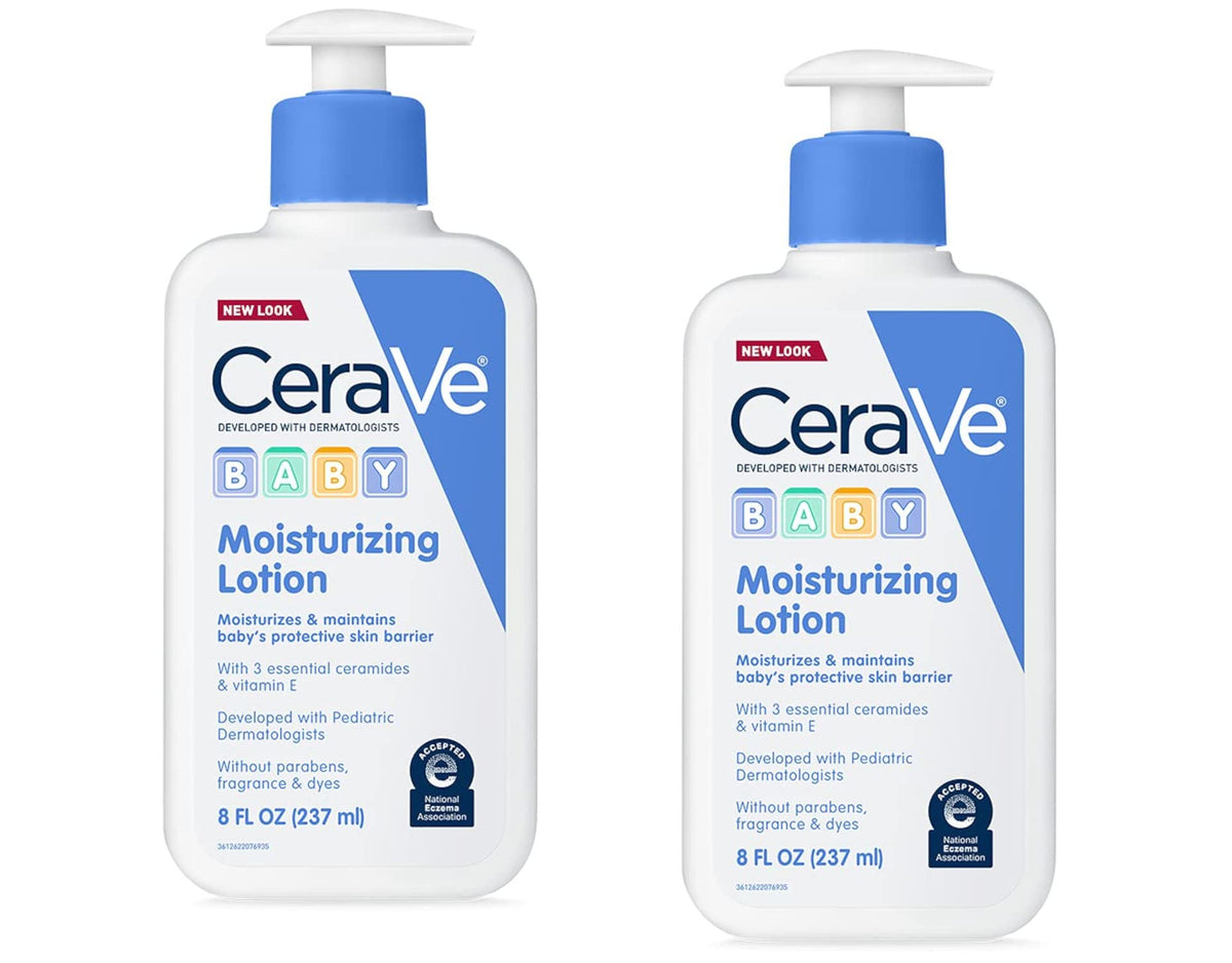 CeraVe Baby Lotion, Baby Skin Moisturizer with Vitamin E & Niacinamide,16oz