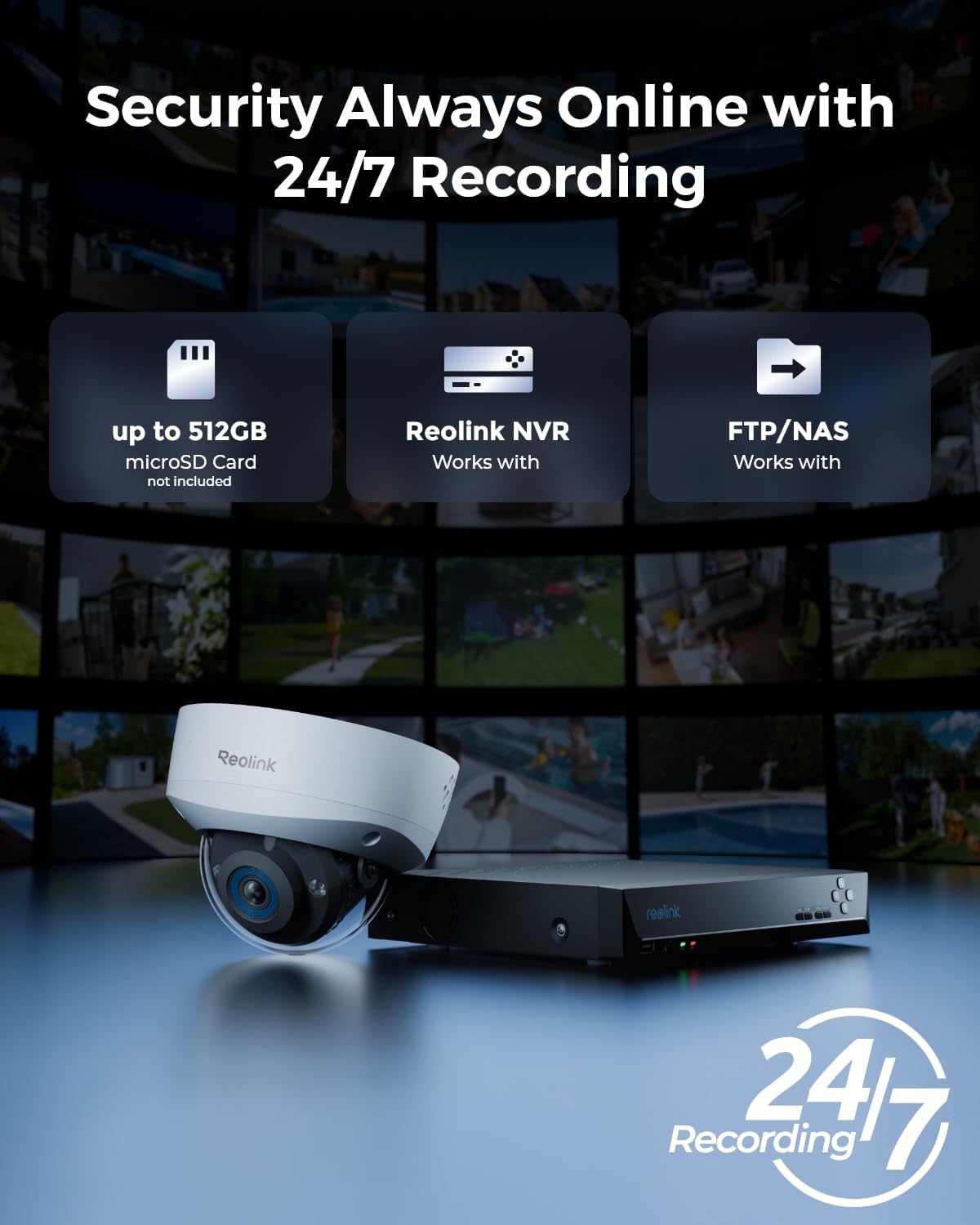 REOLINK RLC-1240A 12MP Vandal-Proof Outdoor PoE Security Camera