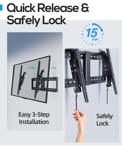 Fixed TV Wall Mount Bracket for 50 55 65 70 75 85 86 Inch TVs