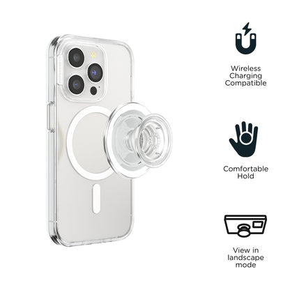 PopSockets Adhesive Phone Grip, Holder- Black