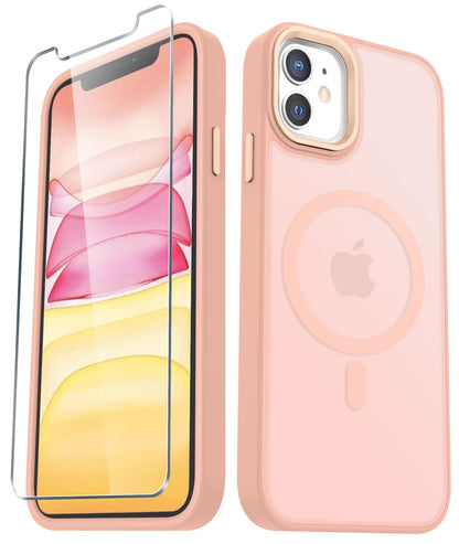 for iPhone 14 Plus Case, Matte Magnetic Phone Case, Lavender Purple