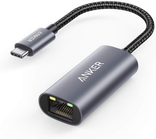 Anker USB C to Ethernet Adapter, Portable 1 Gbps Network Hub