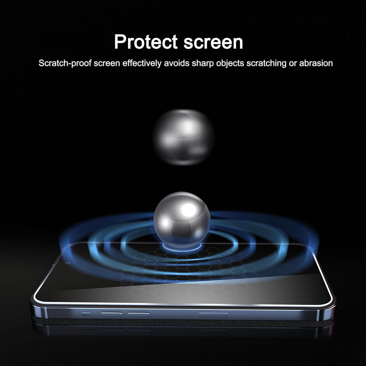 Ailun 3 Pack Privacy Screen Protector for iPhone 17 Pro Max, Tempered Glass