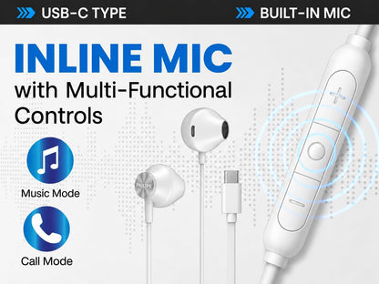 PHILIPS SHE3590BL/28 in-Ear Headphones, Blue