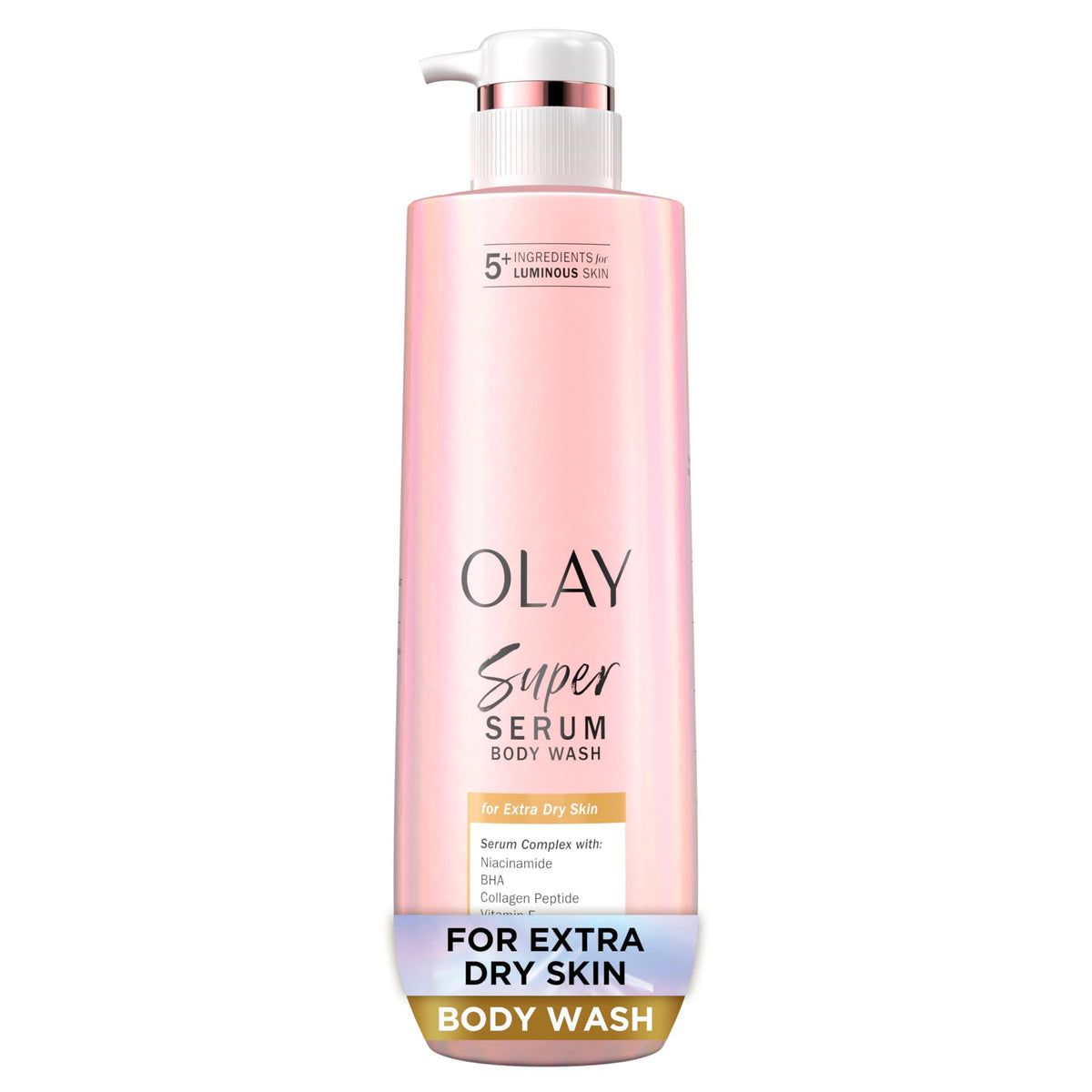 Olay Super Serum Body Wash for Women, For Extra Dry Skin, 28 fl oz