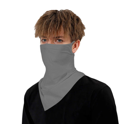 YAYOUREL Neck Gaiter Face Mask Bandanas for Men Women UV Face Scarf Cover Ear Loop Hole Facemask for Fishing Running Cycling