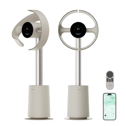 dreame Bladeless Tower Fan MF10 for Bedroom with 270° Spatial Airflow